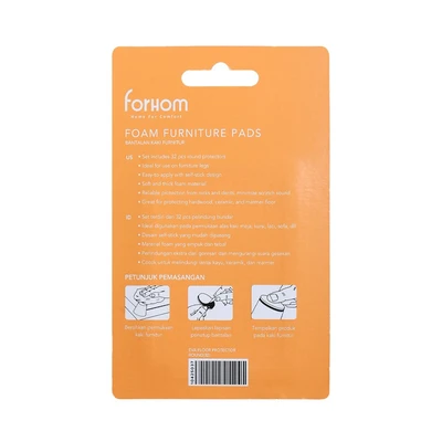 Gambar Forhom Alas Kaki Meja Bulat 2x2 cm Set 32 pcs