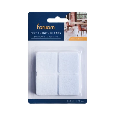 Gambar Forhom Alas Kaki Meja Persegi 3x3 cm Set 18 pcs