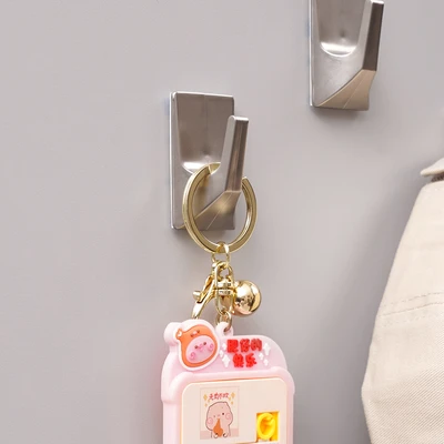 Gambar Stora Gantungan Pakaian Dinding Permanen Set 3 pcs - Silver