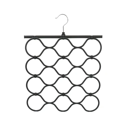 Gambar Informa Hanger Scarf Plastik ABS Anti Slip Dengan 12 Lubang 37 cm - Hitam