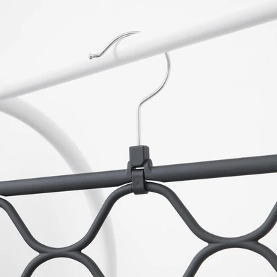 Gambar Informa Hanger Scarf Plastik ABS Anti Slip Dengan 12 Lubang 37 cm - Hitam