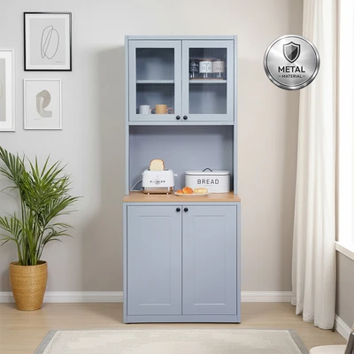 Gambar Informa Scott 80x50x195 cm Kabinet Dapur - Abu-Abu