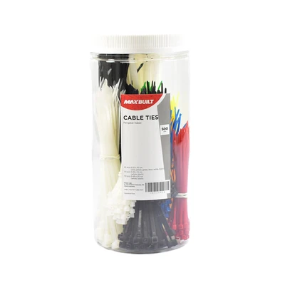 Gambar Maxbuilt Tali Pengikat Kabel Set 500 pcs