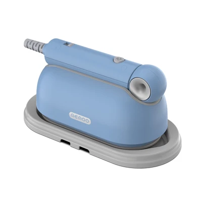 Gambar Memoo Setrika Uap Lipat Handheld DH400 - Biru/Abu-Abu