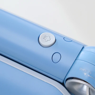 Gambar Memoo Setrika Uap Lipat Handheld DH400 - Biru/Abu-Abu