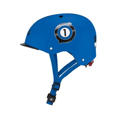 Gambar Globber Ukuran X/XS Helm Anak Elite Lights - Biru
