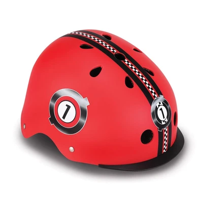 Gambar Globber Ukuran X/XS Helm Anak Elite Lights - Merah