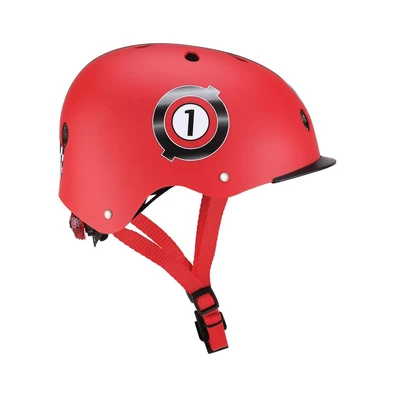Gambar Globber Ukuran X/XS Helm Anak Elite Lights - Merah