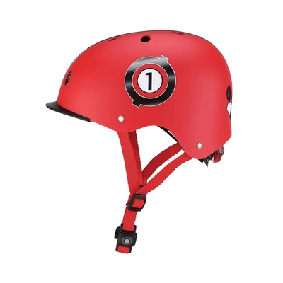 Gambar Globber Ukuran X/XS Helm Anak Elite Lights - Merah