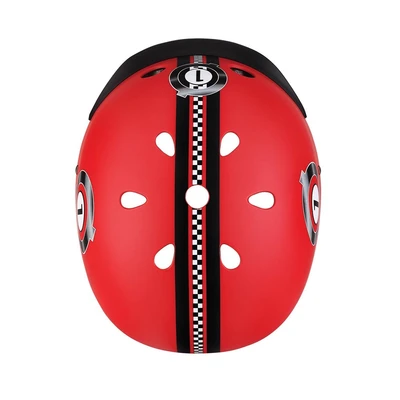 Gambar Globber Ukuran X/XS Helm Anak Elite Lights - Merah