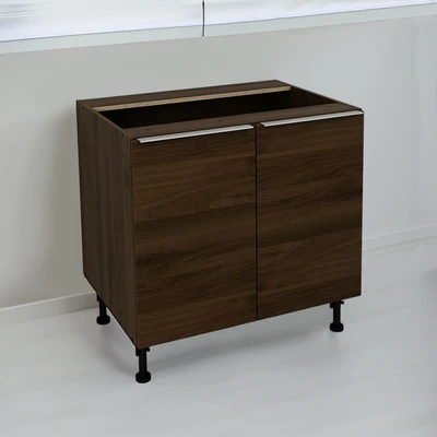 Gambar Informa 80 cm Prescoot Kabinet Bawah Dapur - Cokelat Walnut