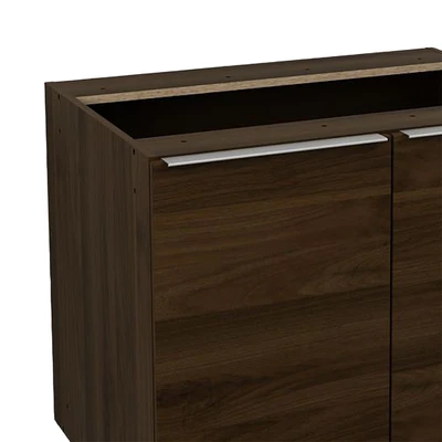 Gambar Informa 80 cm Prescoot Kabinet Bawah Dapur - Cokelat Walnut