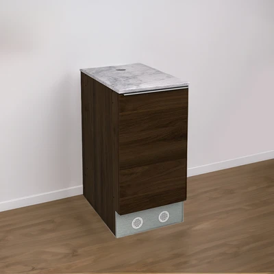Gambar Informa Prescoot Kabinet Gas Bawah Dapur - Cokelat Walnut