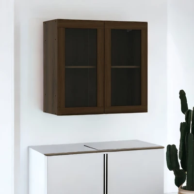 Gambar Informa Prescoot Kabinet Dapur Pintu Kaca - Cokelat