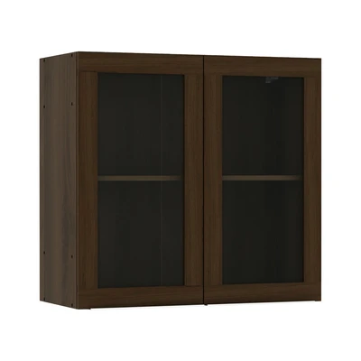 Gambar Informa Prescoot Kabinet Dapur Pintu Kaca - Cokelat