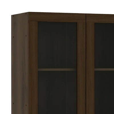 Gambar Informa Prescoot Kabinet Dapur Pintu Kaca - Cokelat
