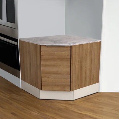 Gambar Informa Prescoot Kabinet Sudut Dapur 80x40 cm - Cokelat Oak