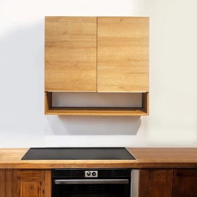 Gambar Informa Prescoot Kabinet Dinding Dapur - Cokelat Oak