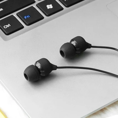 Gambar Ataru Simple Earphone - Hitam