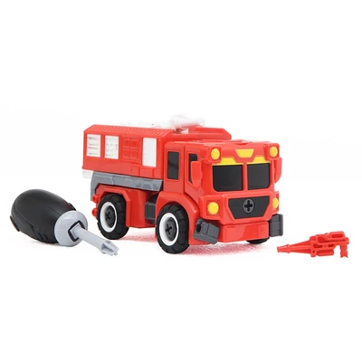 Gambar Cruzer Set Build & Play Robo Truck Fire Rescue