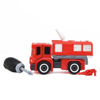 Gambar Cruzer Set Build & Play Robo Truck Fire Rescue