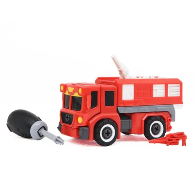Gambar Cruzer Set Build & Play Robo Truck Fire Rescue
