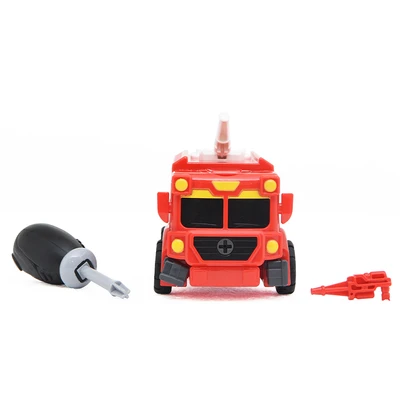 Gambar Cruzer Set Build & Play Robo Truck Fire Rescue
