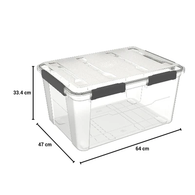 Gambar Ezy Storage Kotak Penyimpanan Drylock Waterproof 64x47x33.4 cm