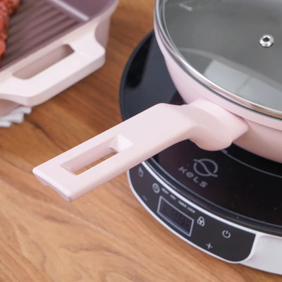 Gambar Cooking Color 24 Cm Hartley Wajan Penggorengan - Pink