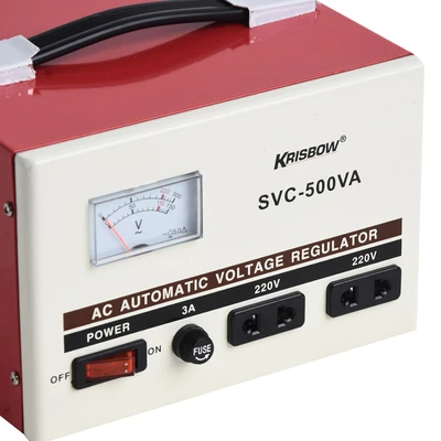 Gambar Krisbow Stabilizer Analog Svc-0.5kva - Merah