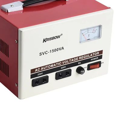 Gambar Krisbow Stabilizer Analog 1.5 Kva - Merah