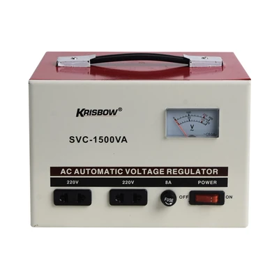 Gambar Krisbow Stabilizer Analog 1.5 Kva - Merah