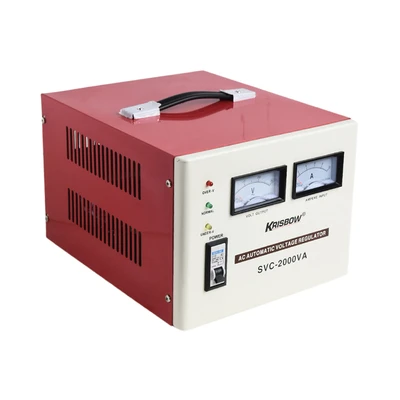 Gambar Krisbow Stabilizer Analog 2 Kva - Merah