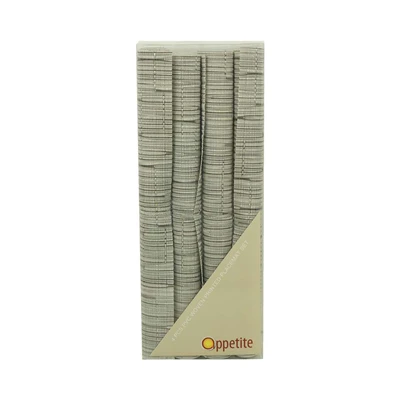 Gambar Appetite Tatakan Piring Woven 45x30 cm Set 4 pcs - Abu-Abu