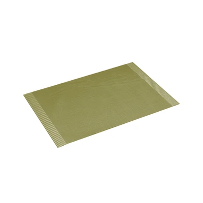 Gambar Appetite Tatakan Piring & Table Runner Woven Set 5 pcs - Hijau Army