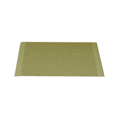 Gambar Appetite Tatakan Piring & Table Runner Woven Set 5 pcs - Hijau Army