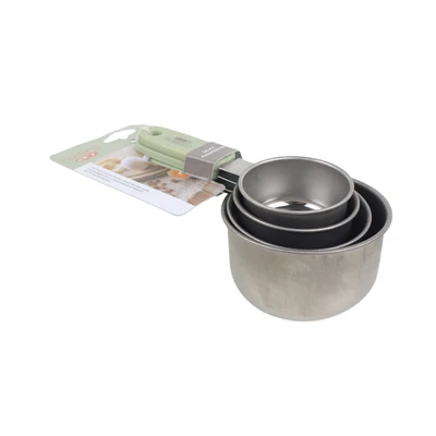Gambar Cooking Color Prun Sendok Takar Set 4 pcs - Abu-Abu