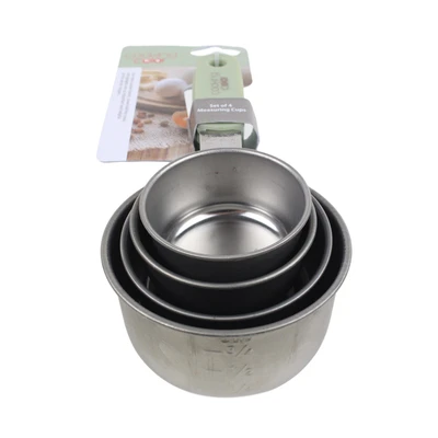 Gambar Cooking Color Prun Sendok Takar Set 4 pcs - Abu-Abu