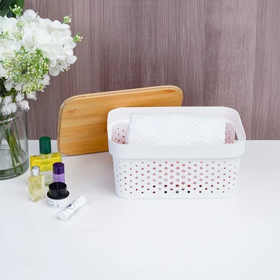 Gambar Informa Kotak Penyimpanan Dengan Tutup 26x17.5x12 cm - Putih
