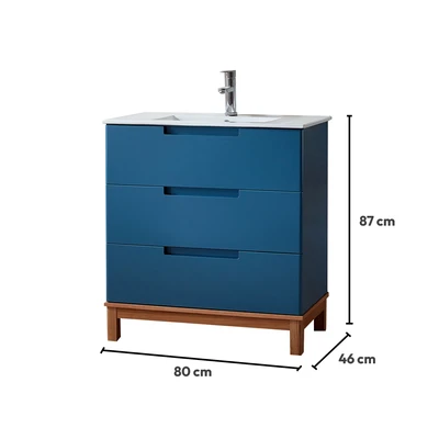 Gambar Informa Heller Set Kabinet Kamar Mandi - Biru