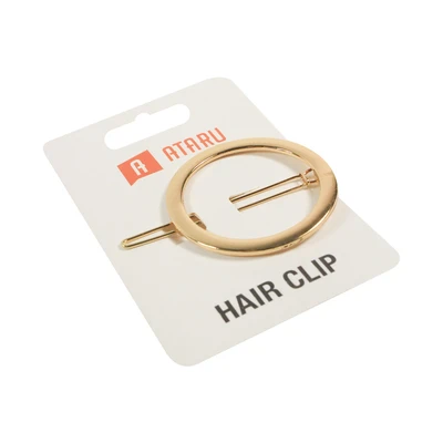 Gambar Ataru Jepit Rambut Metal Bundar - Gold