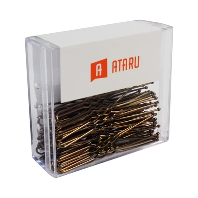 Gambar Ataru Jepit Rambut Bobby Pin Brass Set 50 pcs - Gold