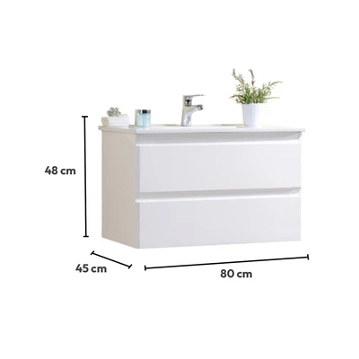 Gambar Informa Holdyn Set Kabinet Kamar Mandi - Putih