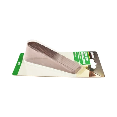 Gambar Krisbow Penahan Pintu Rubber 10x2.5 cm Triangle - Cokelat