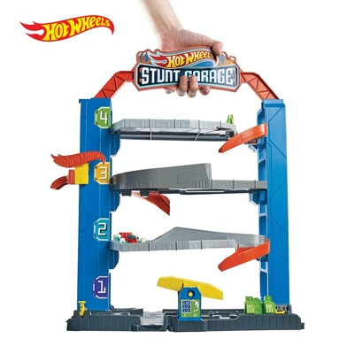 Gambar Hot Wheels Playset Trackset City Stunt Garage