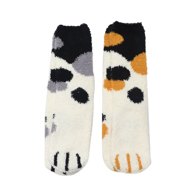 Gambar Ataru Set 2 Pasang Kaos Kaki Motif Paws - Mix
