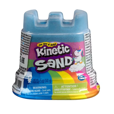 Gambar Kinetic Sand Rainbow Unicorn Castle Cdu18pk