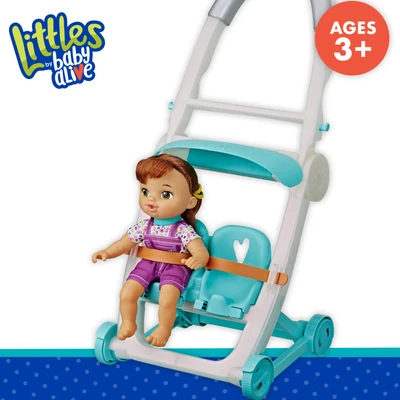 Gambar Baby Alive Boneka Bayi Littles Roll And Kick Brown E7183