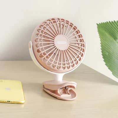 Gambar Memoo Kipas Angin Portabel Clip Rechargeable - Pink