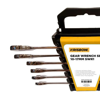 Gambar Krisbow Kunci Ratchet 10-17 mm Swr1 Set 6 pcs